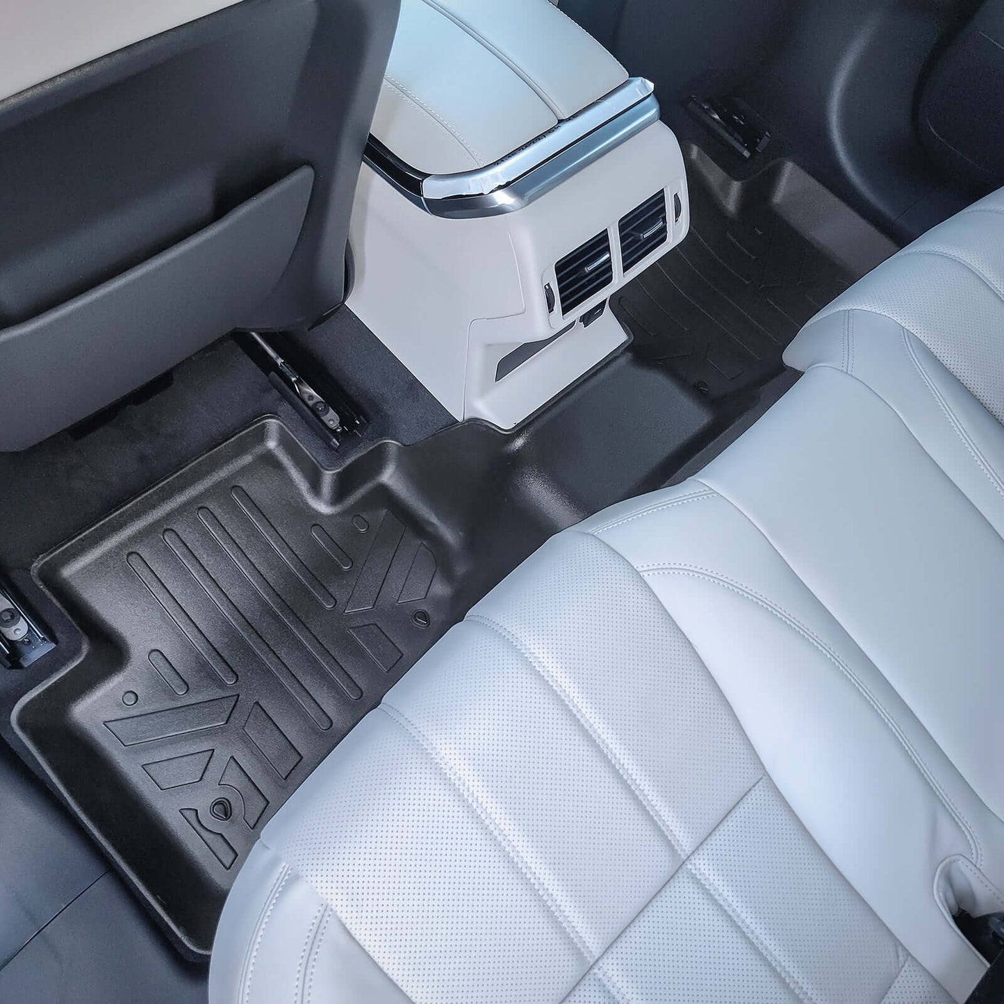 SMARTLINER Custom Fit Floor Liners For 2021-2025 Land Rover/Range Rover Velar with Full Size Spare Tire
