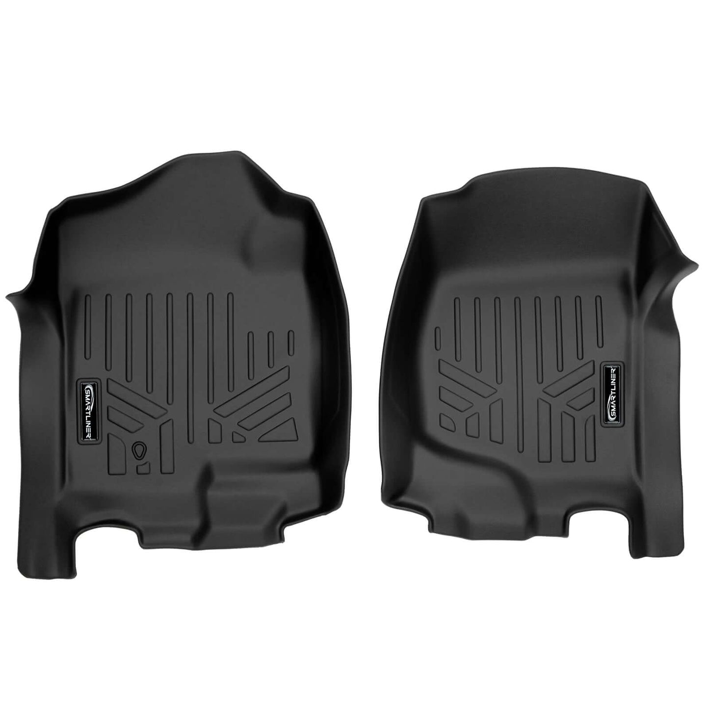 SMARTLINER Custom Fit Floor Liners For 2007-2013 Silverado/Sierra 1500/2500/3500 HD Extended Cab