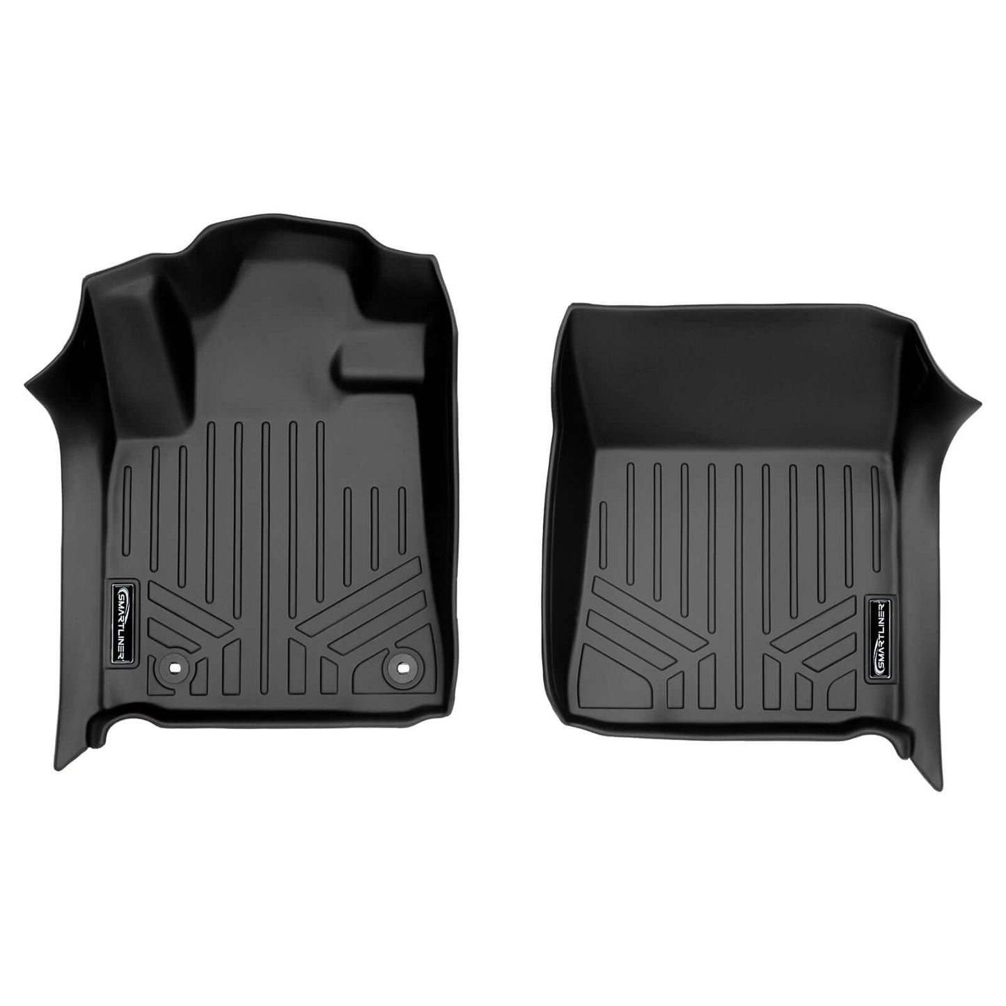 SMARTLINER Custom Fit Floor Liners For 2014-2021 Toyota Tundra Double Cab (with Coverage Under 2nd Row Seat)