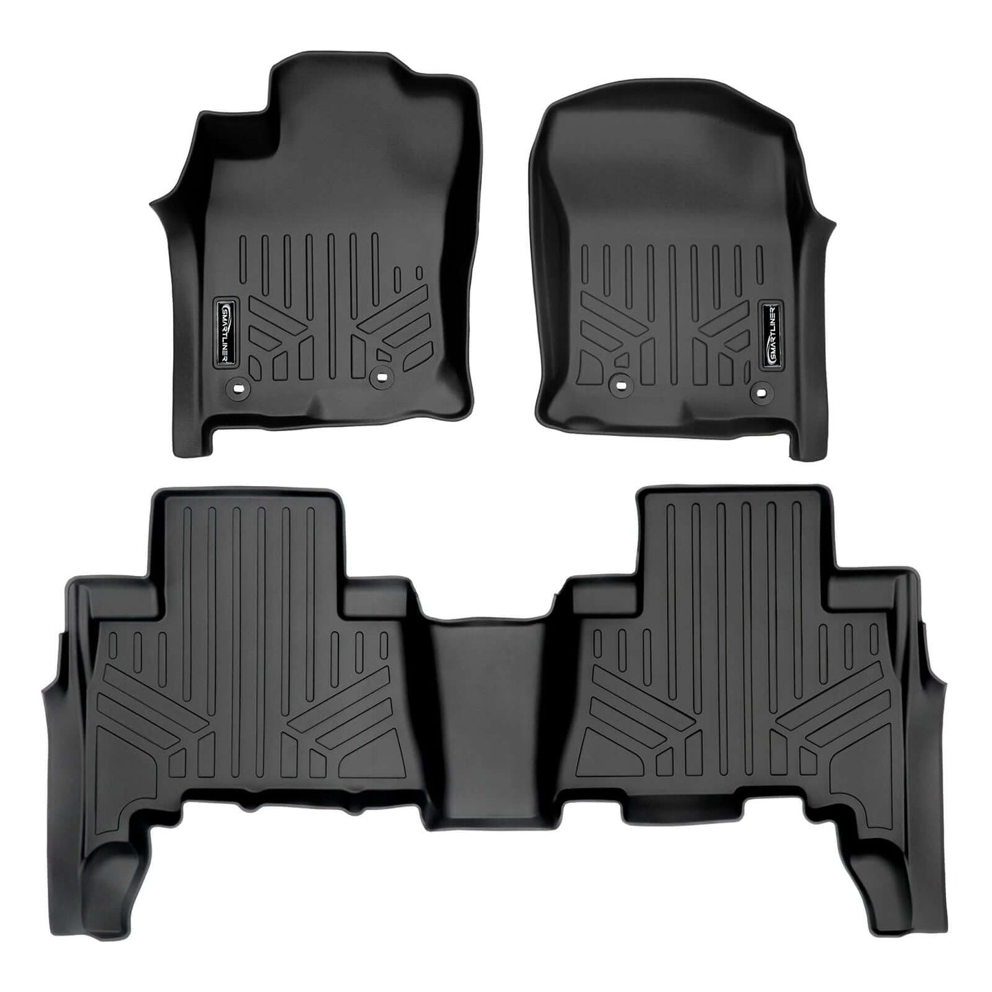 SMARTLINER Custom Fit Floor Liners For 2013-2024 Toyota 4Runner (5 Passenger with Sliding Rear Tray)