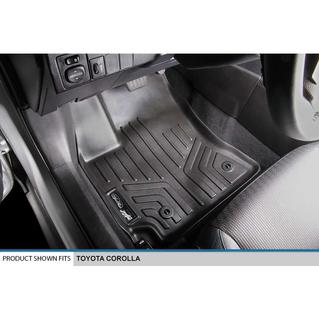 SMARTLINER Custom Fit Floor Liners For 2014-2021 Toyota Corolla Automatic Transmission (No iM Hatchback Models)