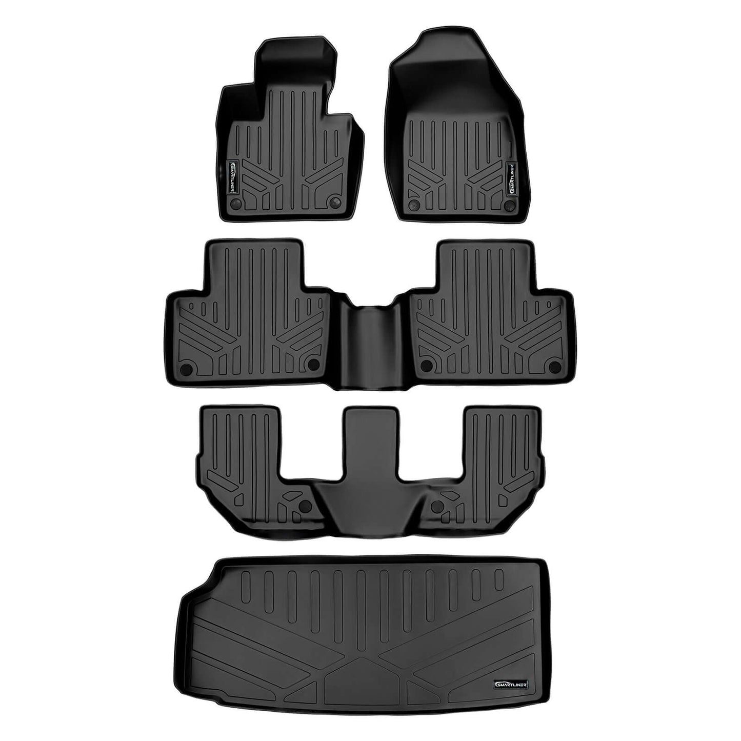 SMARTLINER Custom Fit Floor Liners For 2016-2026 Volvo XC90 (No Plug-in Hybrid Models)