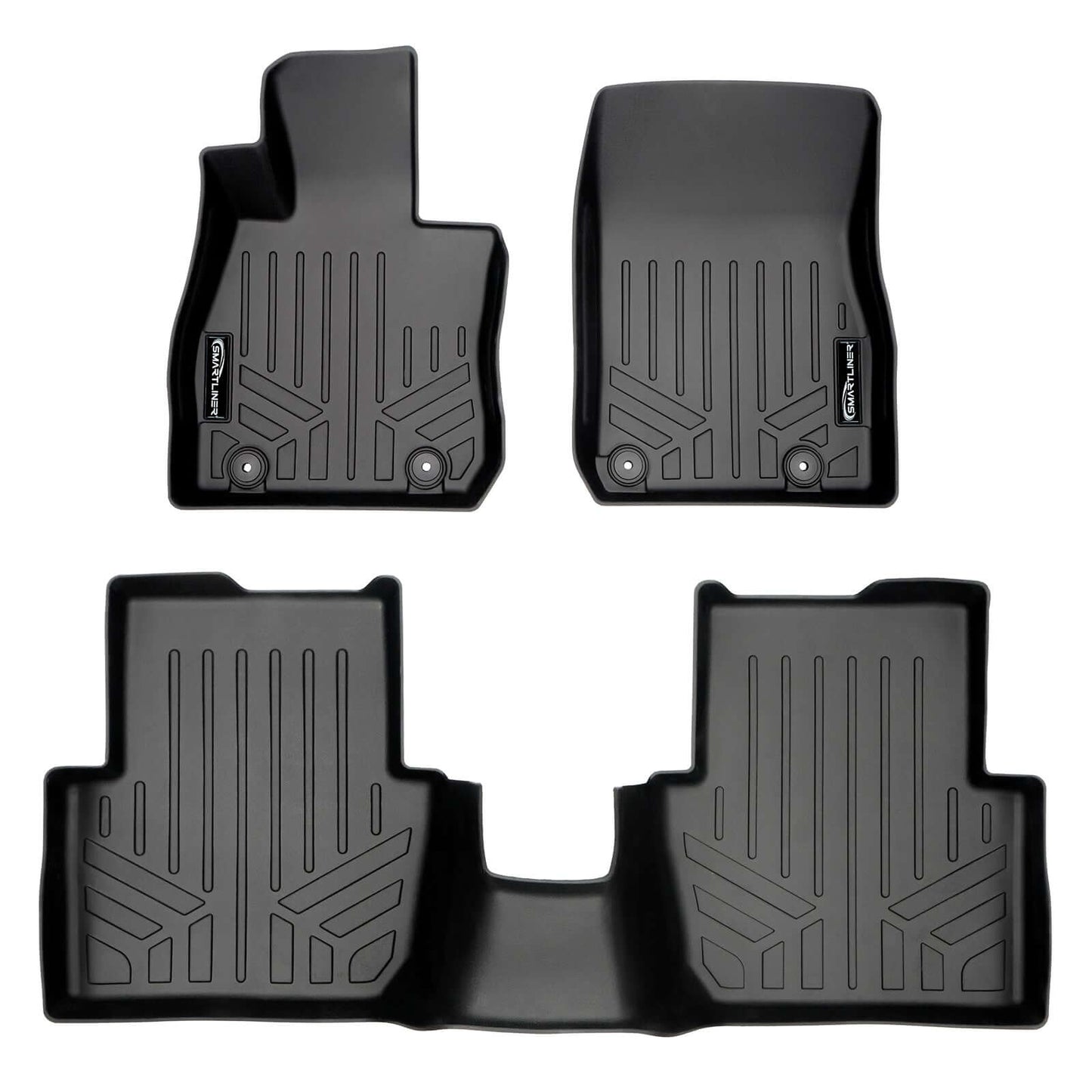 SMARTLINER Custom Fit Floor Liners For 2016-2021 Mazda CX-3 Without Cargo Tray