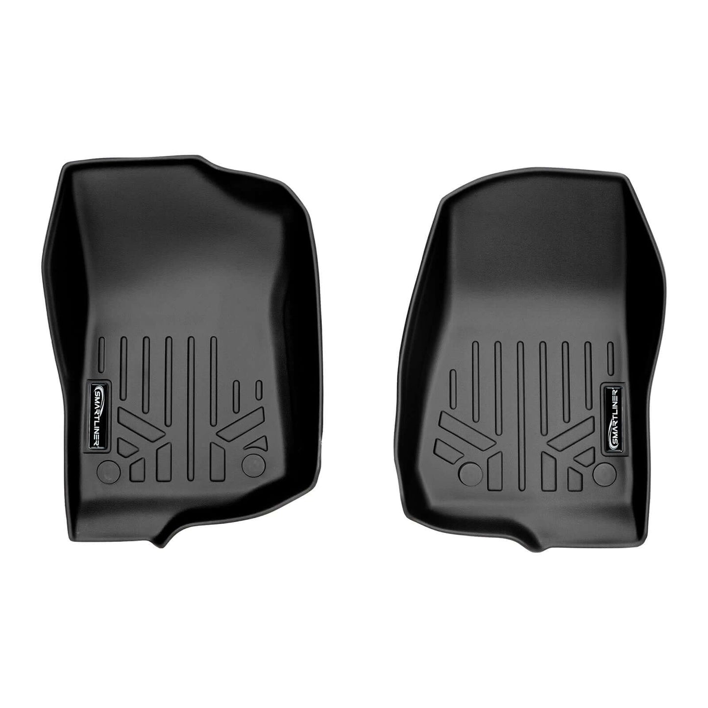 SMARTLINER Custom Fit Floor Liners For 2018-2025 Jeep Wrangler 2-Door (JL New Body Style - not JK)