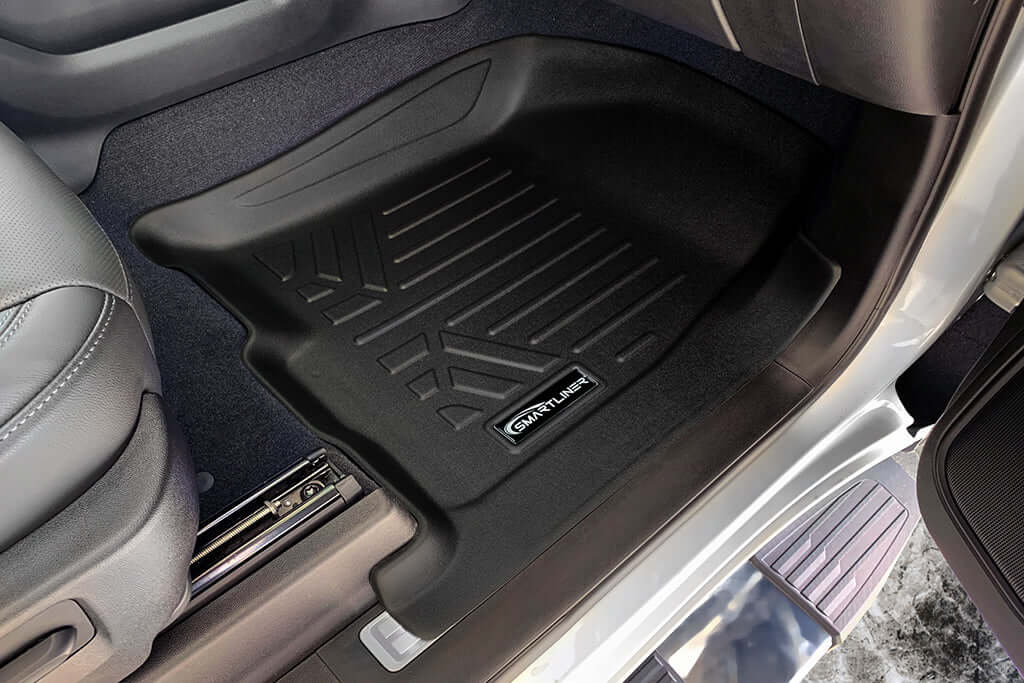 SMARTLINER Custom Fit Floor Liners Compatible With 2020-2025 Chevrolet Silverado 2500 HD | 3500 HD (Double Cab|Carpeted Flooring|1st Row Bucket Seats|without 2nd Row Underseat Storage)