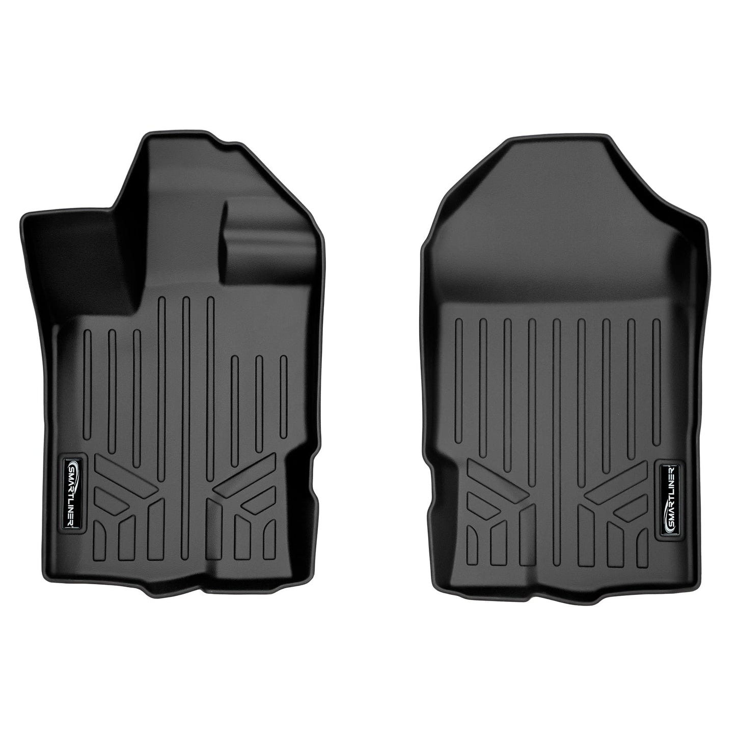 SmartCoverage™ Custom Fit Floor Liners For 2019-2023 Ford Ranger SuperCrew Cab (Vinyl Flooring)