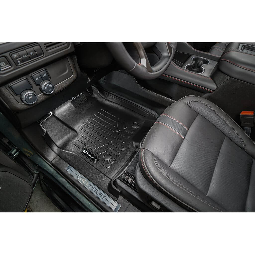 SMARTLINER Custom Fit Floor Liners For 2021-2025 Cadillac Escalade with 2nd Row Bench Seat