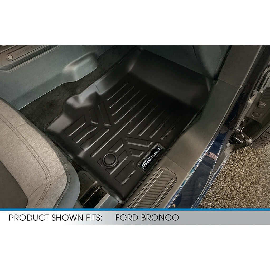SMARTLINER Custom Fit Floor Liners For 2021-2025 Ford Bronco (4-Door)