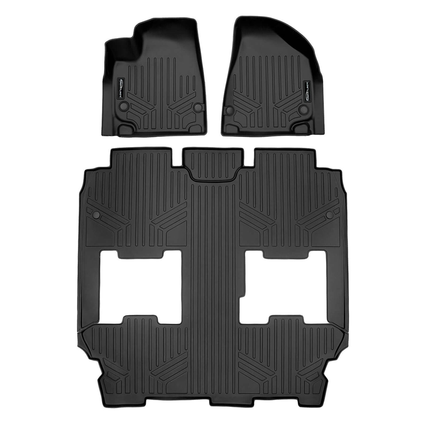 Smart Trim™ Custom Fit Floor Liners For 2021-2024 Chrysler Pacifica Limited Hybrid
