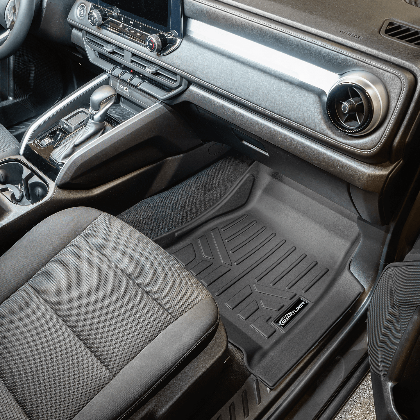 SMARTLINER Custom Fit Floor Liners For 2023-2025 Chevrolet Colorado (Only Fits Crew Cabs with Carpeted Flooring)