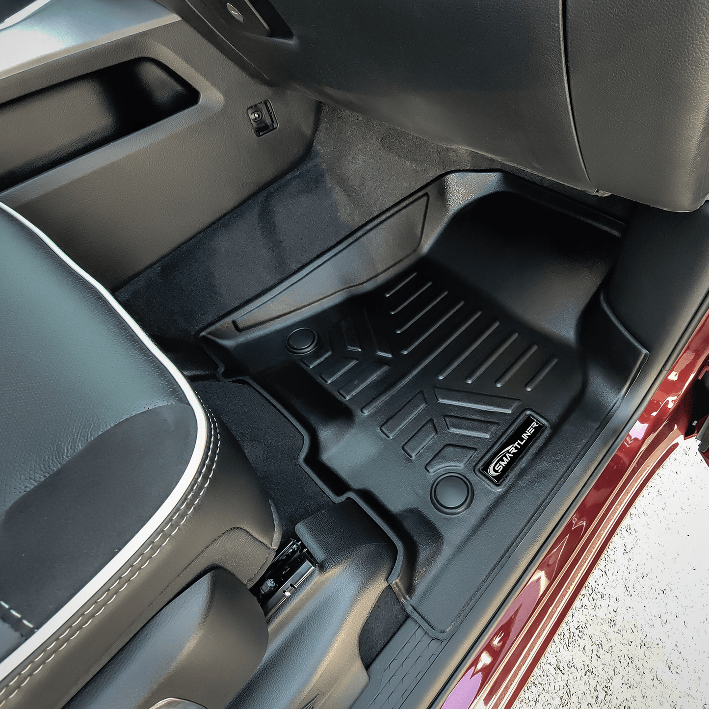SmartCoverage™ Custom Fit Floor Liners For 2025-2026 Ram 1500 RHO Crew Cab with Rear Underseat Storage Box with 1st Row Bucket Seats