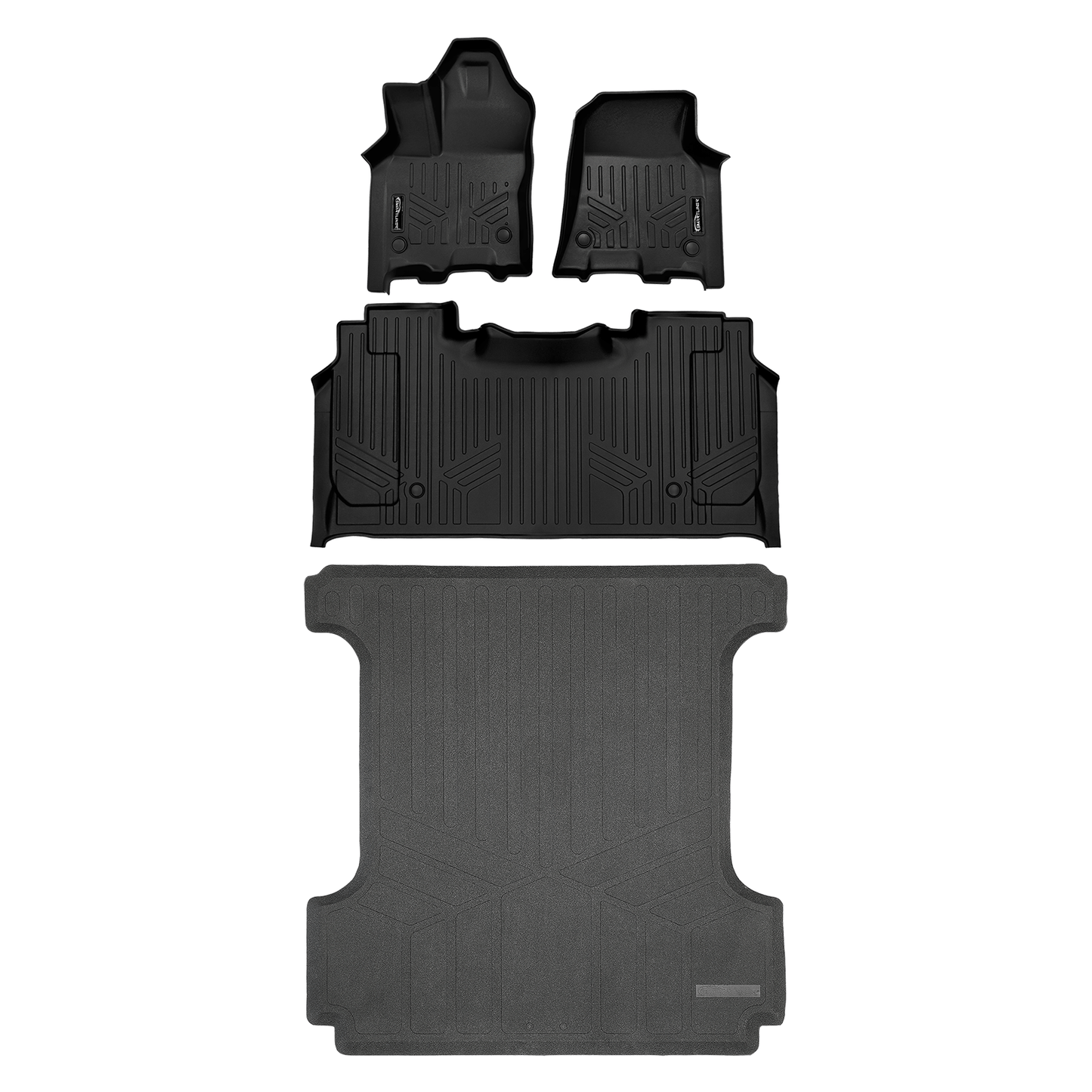SmartCoverage™ Custom Fit Floor Liners For 2025-2026 Ram 1500 RHO Crew Cab with Rear Underseat Storage Box with 1st Row Bucket Seats