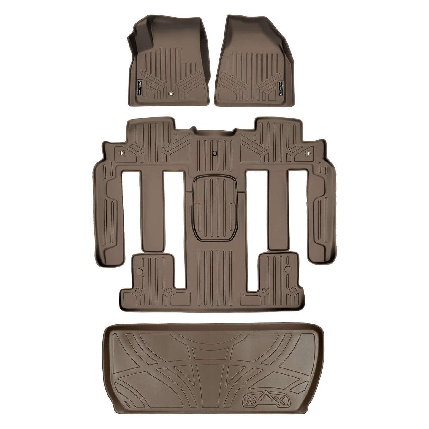SMARTLINER Custom Fit Floor Liners For Traverse/Enclave with 2nd Row Bucket Seats