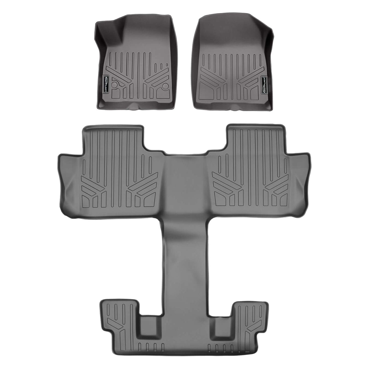 SMARTLINER Custom Fit Floor Liners for 2017-2023 GMC Acadia (6Passenger)