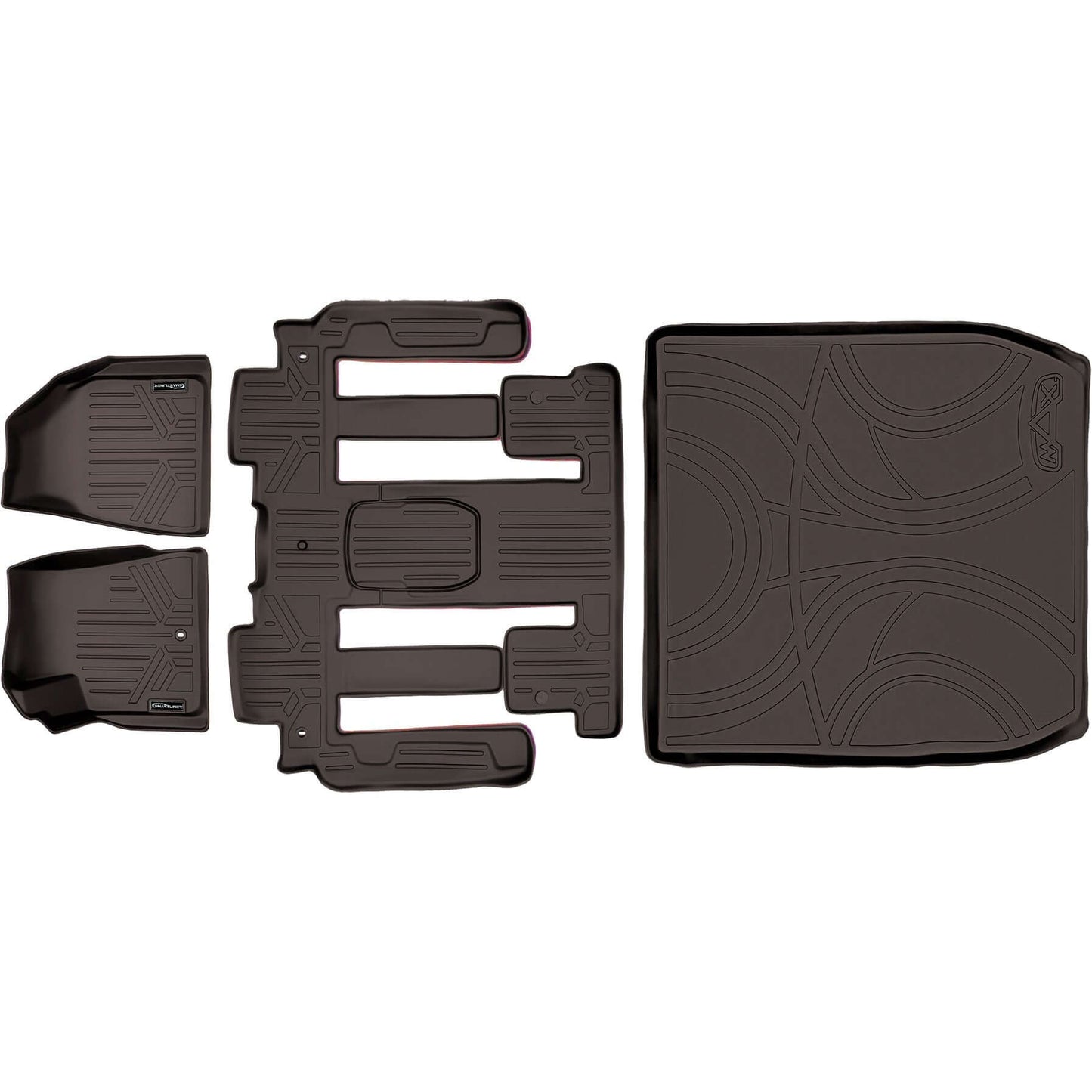SMARTLINER Custom Fit Floor Liners For Traverse/Enclave with 2nd Row Bucket Seats