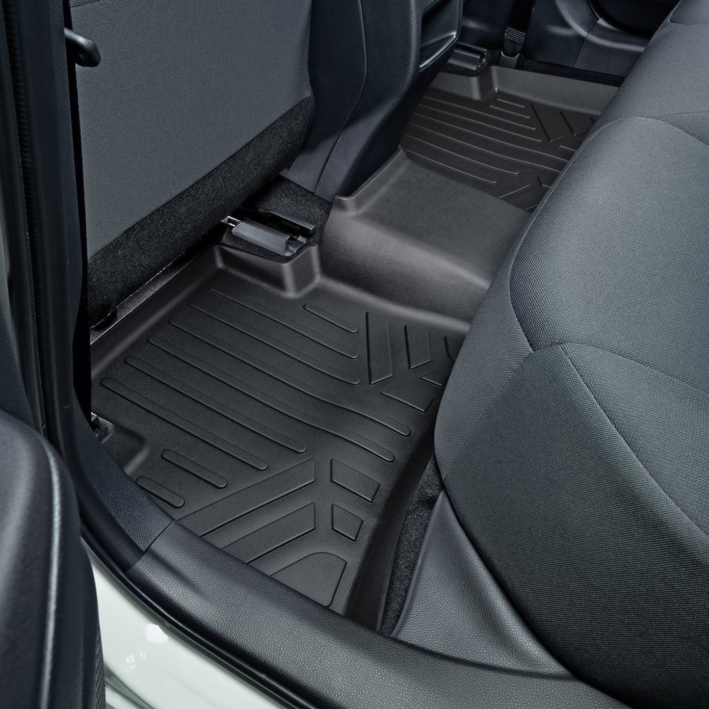 SMARTLINER Custom Fit Floor Liners For 2019-2025 Toyota Corolla Hatchback (No Tire Repair Kit)