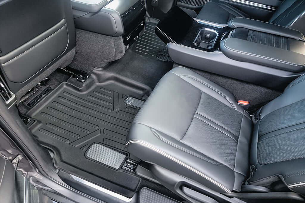 SMARTLINER Custom Fit Floor Liners For 2023-2025 Jeep Wagoneer L (7 Passenger Model)