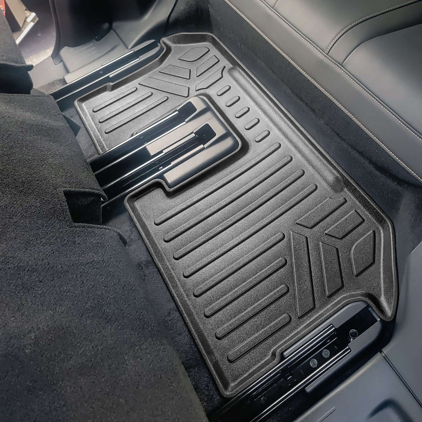 SMARTLINER Custom Fit Floor Liners For 2024-2025 Mazda CX-90 (Only Fits 2nd Row Bucket Seats With Center Console)