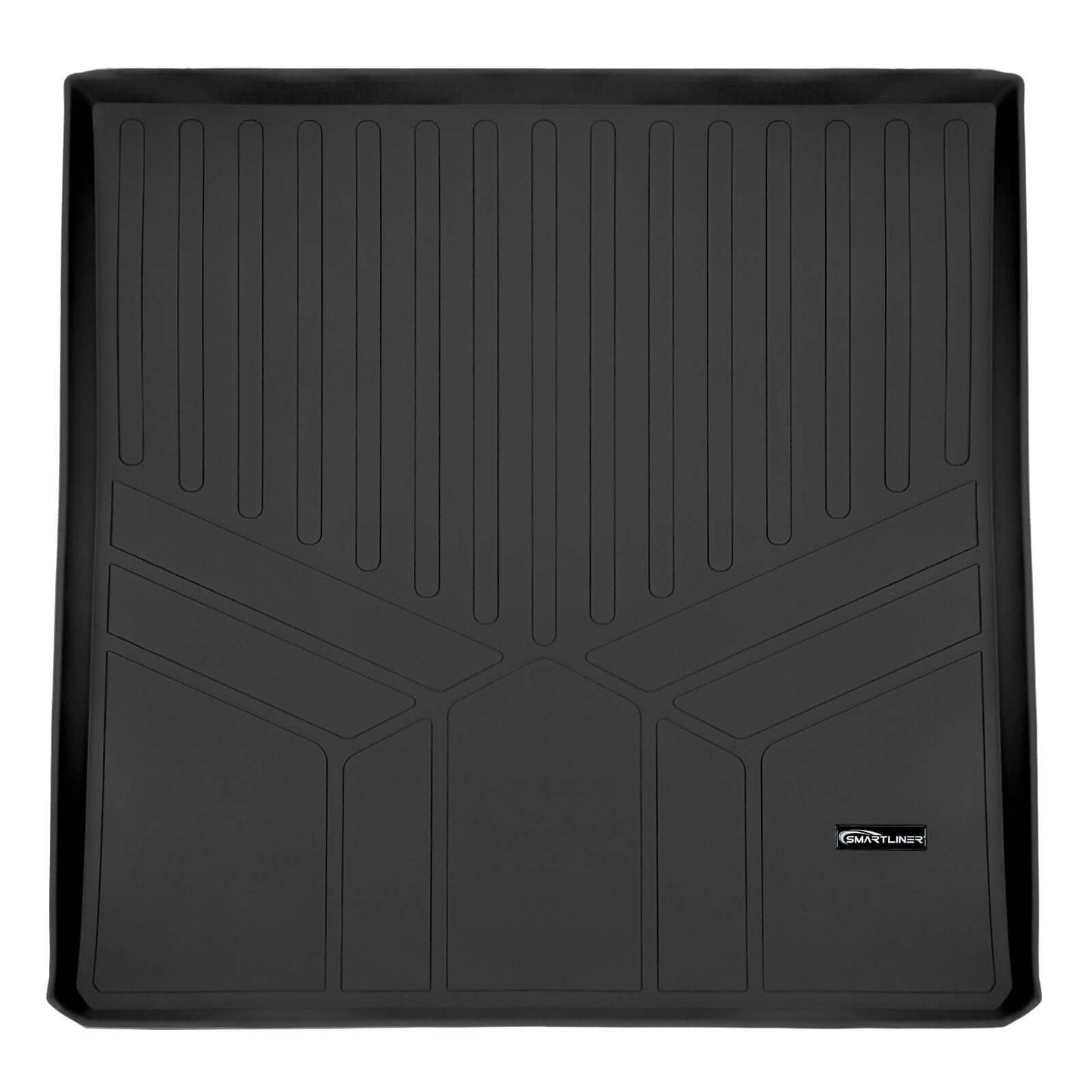 Smart Trim™ Custom Fit Floor Liners For 2013-2020 Dodge Grand Caravan with 2nd Row Bucket Seats and 1st Row Super Console