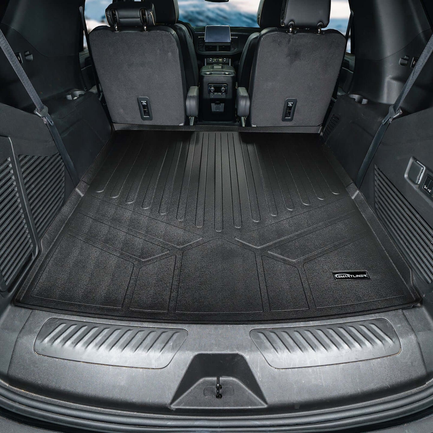 SMARTLINER Custom Fit Floor Liners For 2021-2025 Chevrolet Tahoe/ GMC Yukon with 2nd Row Bucket Seats