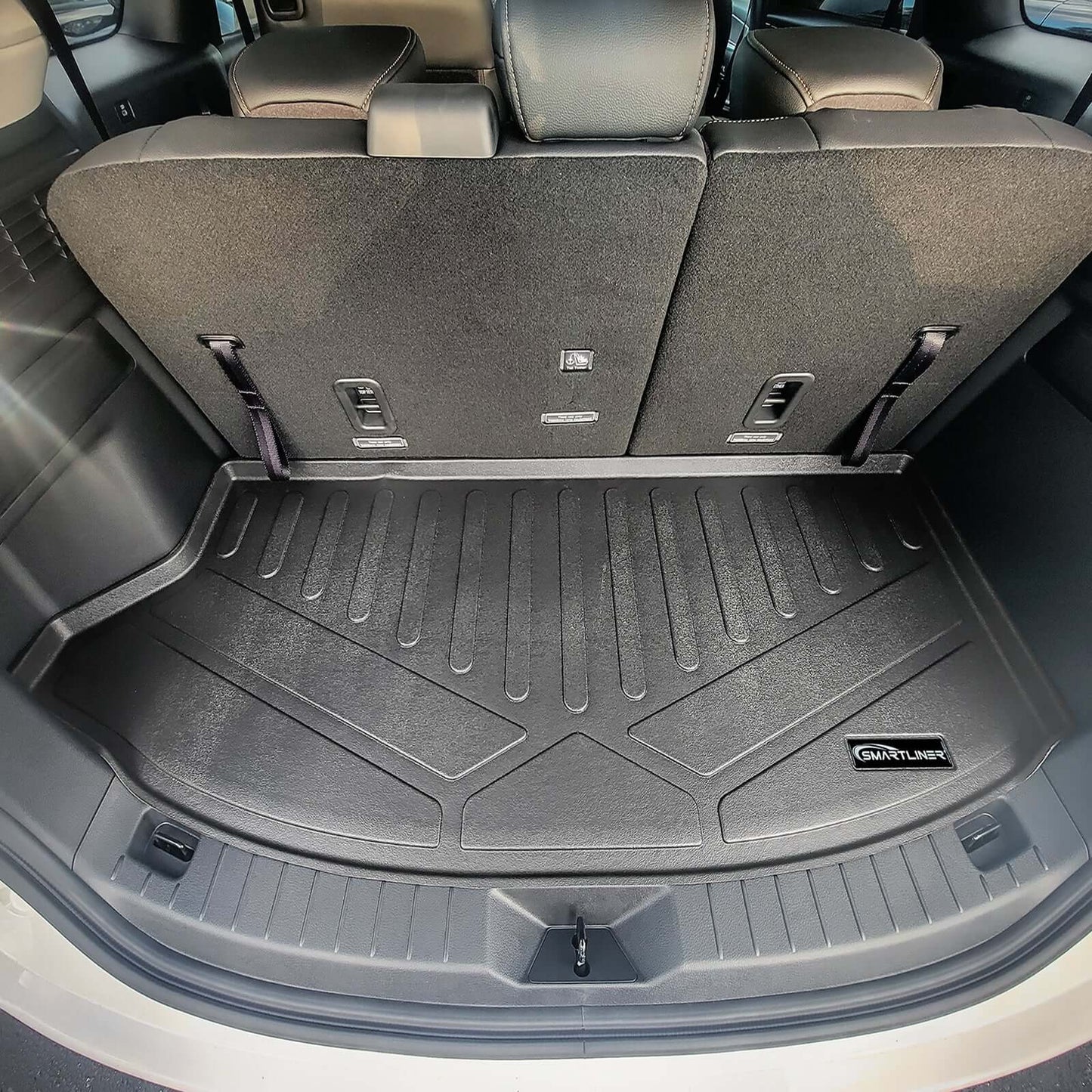 SMARTLINER Custom Fit Floor Liners For 2024-2025 Mazda CX-90 Plug-In Hybrid (Only Fits 2nd Row Bench)