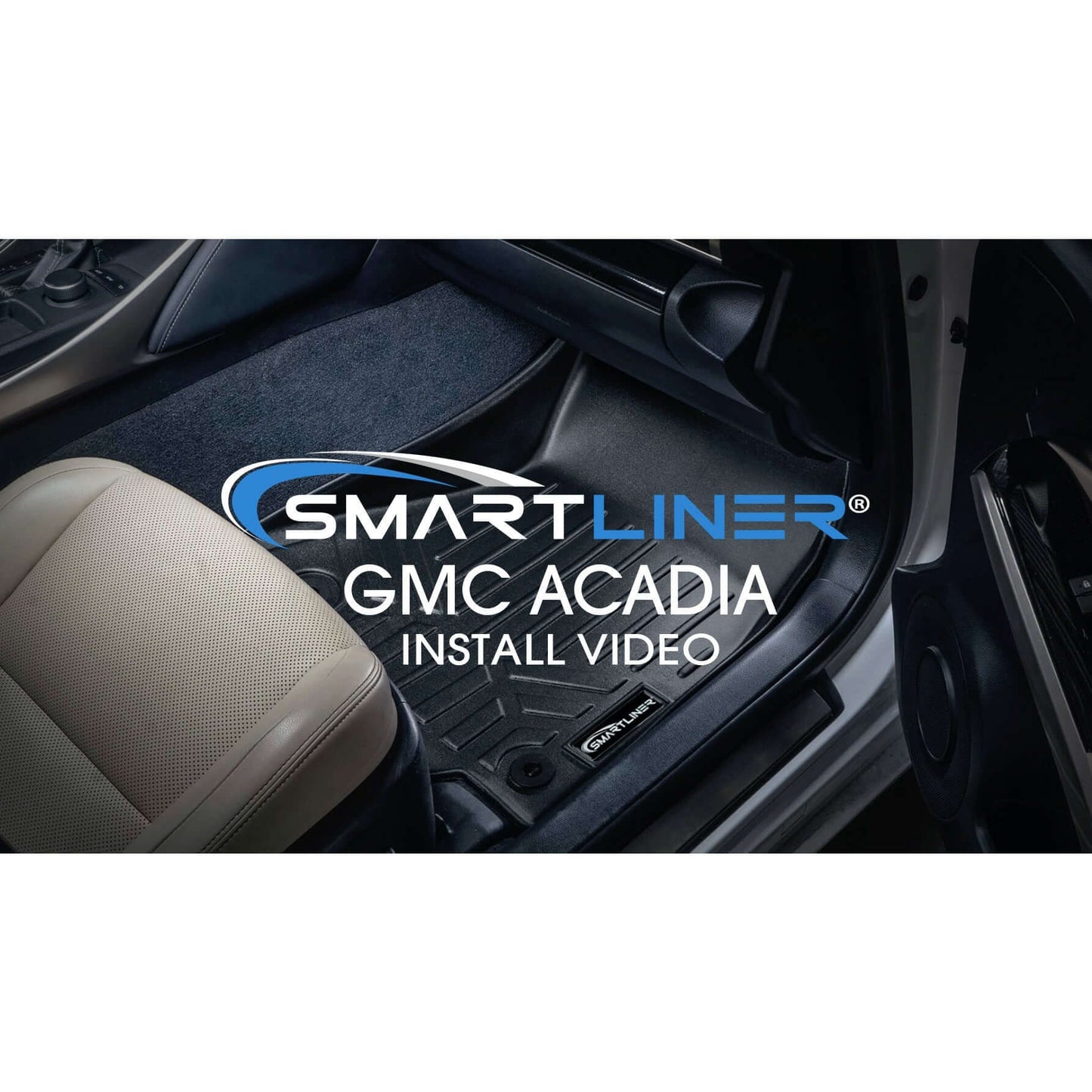 SMARTLINER Custom Fit Floor Liners For 2017-2023 GMC Acadia with 2nd Row Bucket Seats