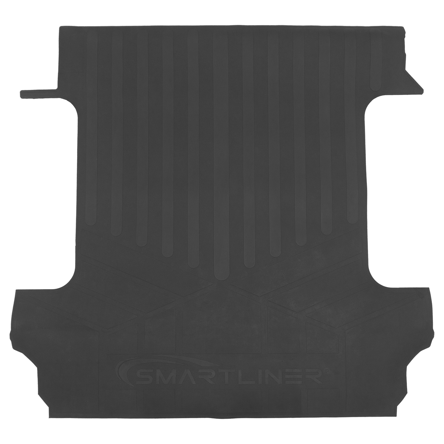 SmartCoverage™ Custom Fit Floor Liners For 2019-2025 Chevrolet Silverado 1500 Crew Cab With 1st Row Bucket Seats and Carpeted Flooring without the 2nd Row Underseat Storage
