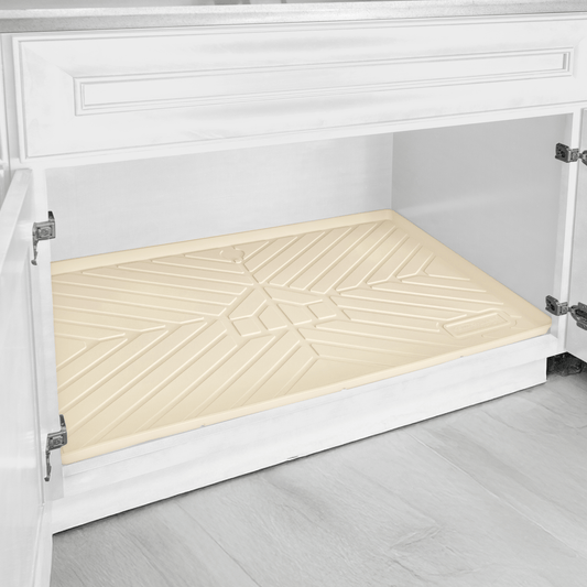 SMARTLINER HOME™ Under Sink Cabinet Bathroom Mats Compatible With Standard Bathroom Cabinets 19.5" x 22.5"