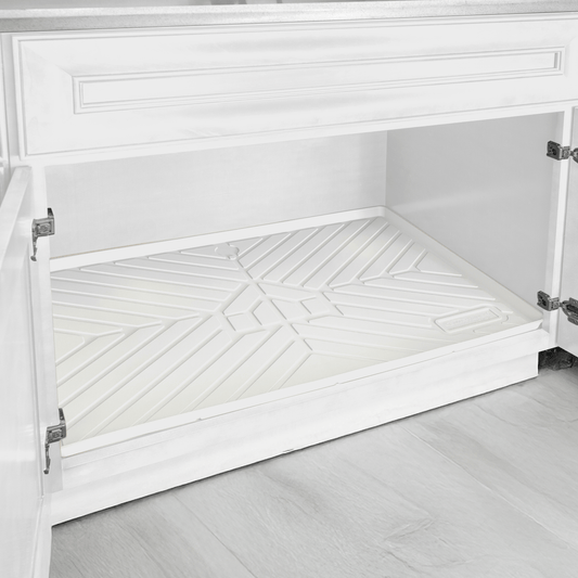 SMARTLINER HOME™ Under Sink Cabinet Bathroom Mats Compatible With Standard Bathroom Cabinets 19.5" x 28.5"