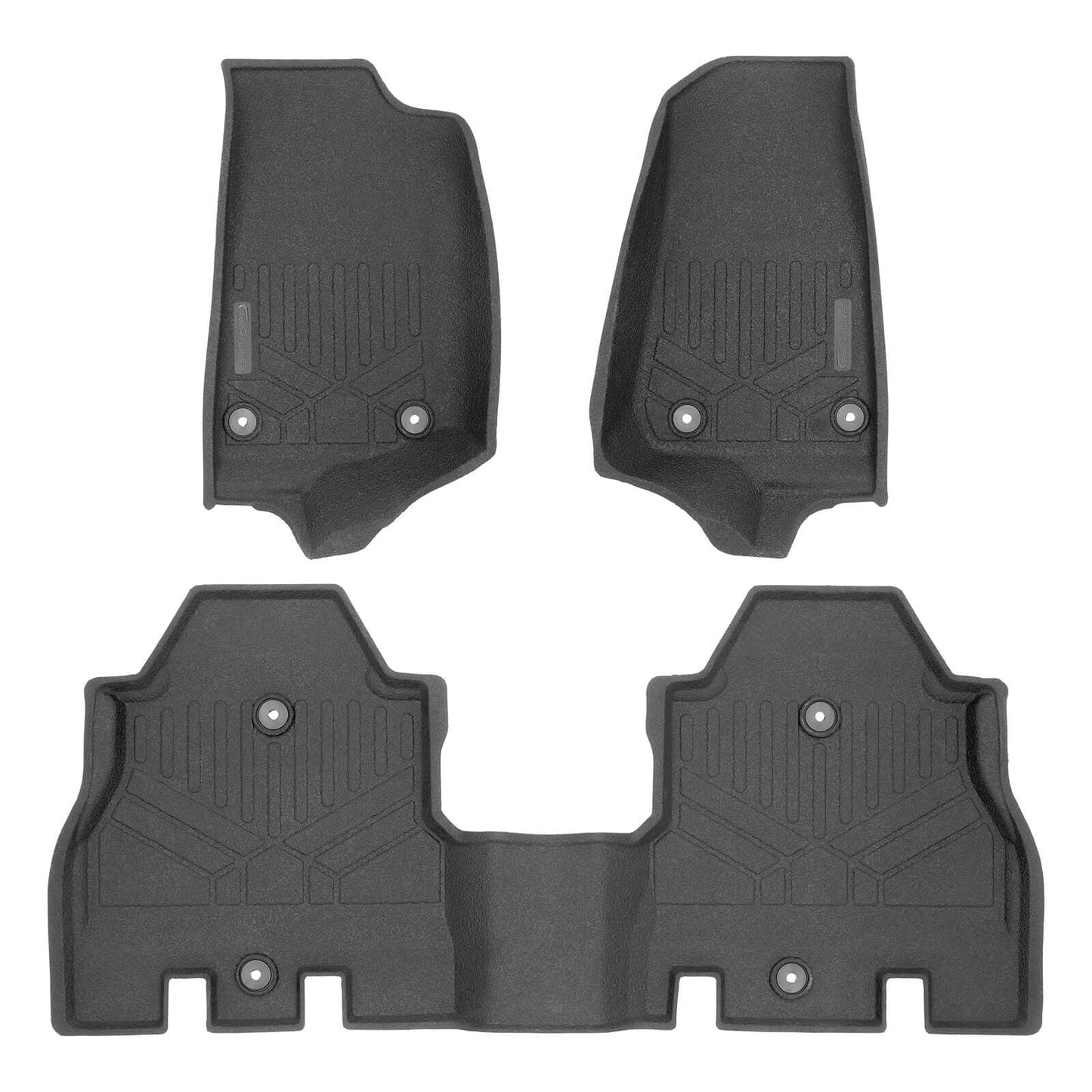 SMARTLINER Custom Fit Floor Liners For 2018-2020 Jeep Wrangler (2 Door Models)