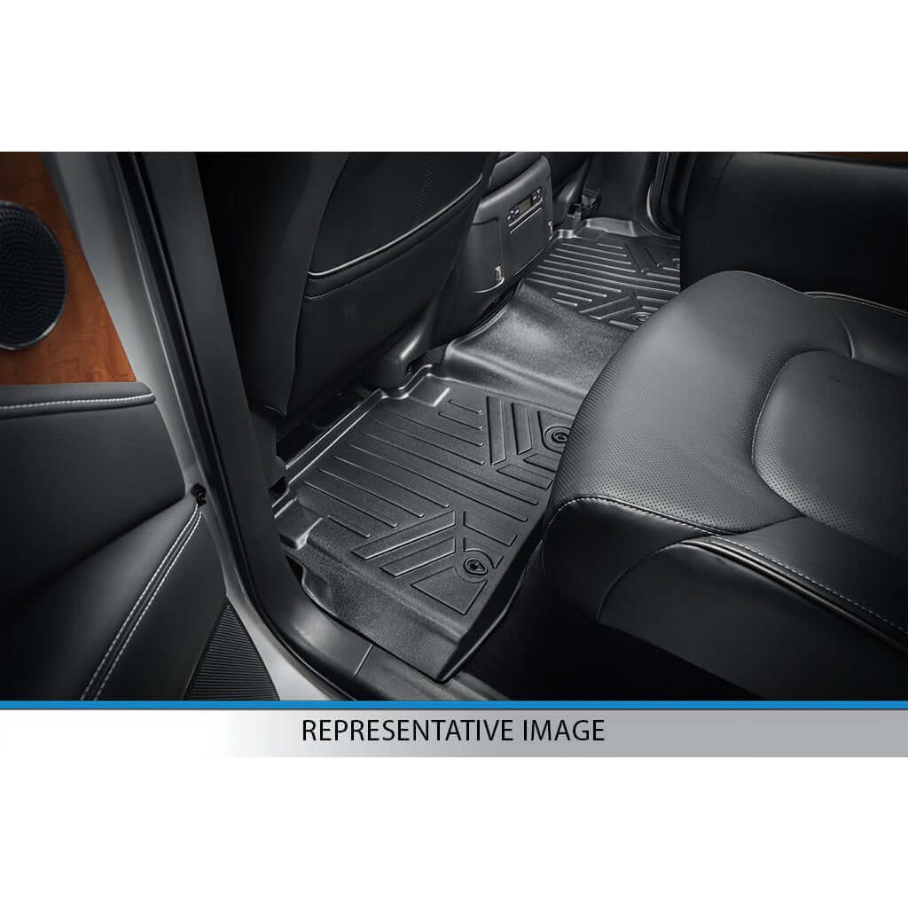 SMARTLINER Custom Fit Floor Liners For 2017-2022 Titan XD Crew Cab With first Row Bucket Seats and Underseat Storage
