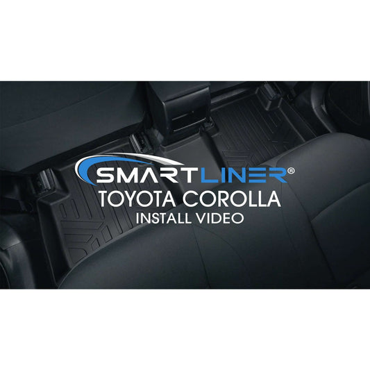 SMARTLINER Custom Fit Floor Liners For 2019-2025 Toyota Corolla Hatchback (No Tire Repair Kit)
