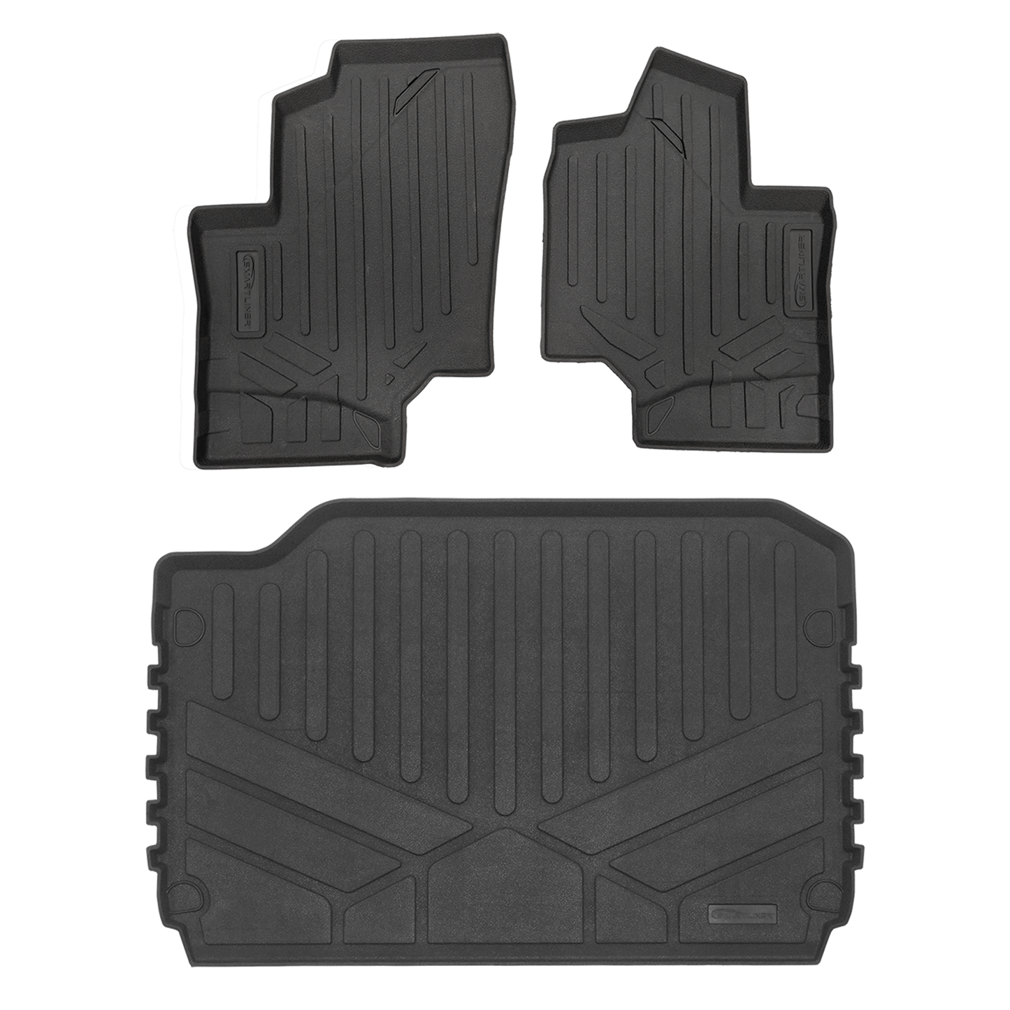 SMARTLINER Custom Fit Rugged Rubber Floor Liners For 2019-2025 Can-Am Commander (4 Seater)